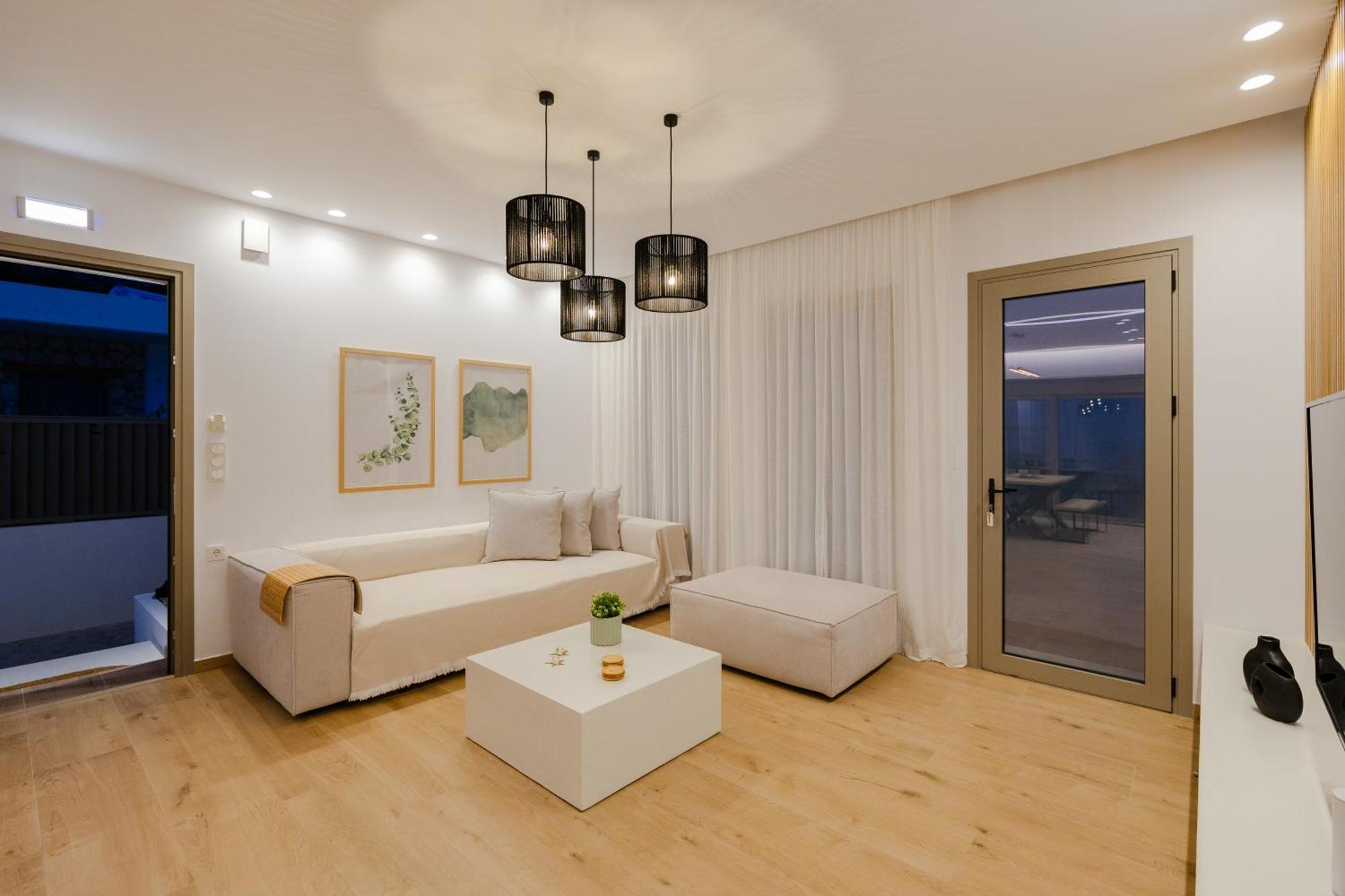 Ikia Seascape At Stegna Villa Archangelos  Exteriör bild